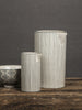 Stripey Stoneware Pitcher - Grey or Pink - Two Sizes - Greige - Home & Garden - Chiswick, London W4 