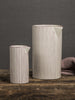 Stripey Stoneware Pitcher - Grey or Pink - Two Sizes - Greige - Home & Garden - Chiswick, London W4 