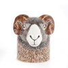 Swaledale Ram Pencil Pot by Quail Ceramics