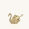 Brass Swan Condiment Set