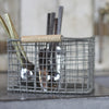 Metal Cutlery Basket - Greige - Home & Garden - Chiswick, London W4 