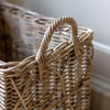 Decorative woven rattan storage basket