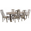 High Back Upholstered Dining Chair - Greige - Home & Garden - Chiswick, London W4 
