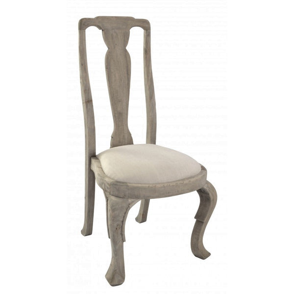 High Back Upholstered Dining Chair - Greige - Home & Garden - Chiswick, London W4 