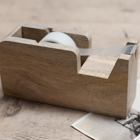 Traditional Wooden Tape Dispenser - Greige - Home & Garden - Chiswick, London W4 
