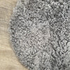 Round Padded Curly Sheepskin Seatpad