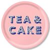 Tea & Cake Tray - Pink - 39cm