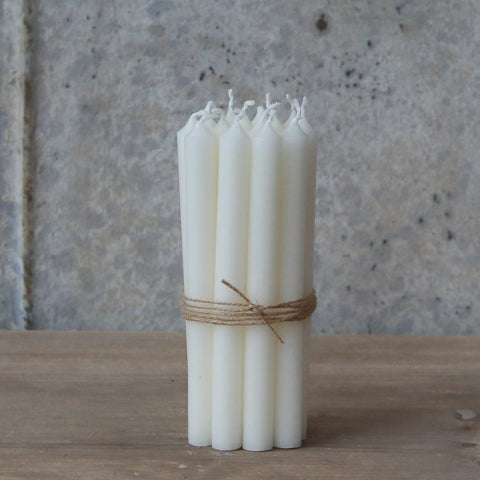 Mini Thin Taper Candles - 1.2cm Diameter - Various Colours - Greige - Home & Garden - Chiswick, London W4 