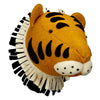 Large Felt Tiger Head by Fiona Walker England