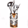 Tiger Utensil Pot by Quail Ceramics