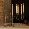 Recycled Brass Tree Multi Candleholder Candelabra