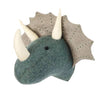 Mini Triceratops Felt Wall Head by Fiona Walker, England