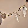 Antiqued Brass Leaf and Berry Garland
