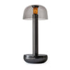 Cordless Rechargeable Lamp - Titanium Smoked Glass