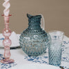 Hobnail Jug - 2L Round - Underlay Blue Smoke