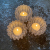 Glass Sea Urchin Tealight Holder
