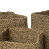 cube seagrass basket made in Vietnam