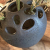 Earthenware Sculptural Vase with Holes in top House Doctor