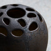 Black Earthenware Vase