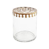 Glass Jar Vase with Brass Lid - Walther & Co, Denmark - Greige - Home & Garden - Chiswick, London W4 
