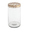 Glass Jar Vase with Brass Lid - Walther & Co, Denmark - Greige - Home & Garden - Chiswick, London W4 