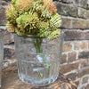 Vintage Style Glass Flower Pots - Four Assorted Designs - Greige - Home & Garden - Chiswick, London W4 