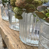 Vintage Style Glass Flower Pots - Four Assorted Designs - Greige - Home & Garden - Chiswick, London W4 