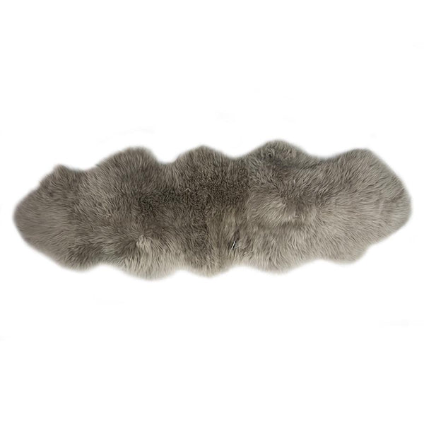 Long Haired Double Sheepskin Rug or Throw - Vole or Chocolate – Greige ...