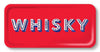 Whisky Tray - Red - 32x15cm