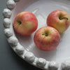 Off-White Shallow Ceramic Bowl with Bobbles on Rim - Two Sizes - Greige - Home & Garden - Chiswick, London W4 