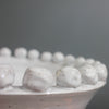 Off-White Shallow Ceramic Bowl with Bobbles on Rim - Two Sizes - Greige - Home & Garden - Chiswick, London W4 
