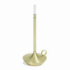 Wick Rechargeable Candle Lamp - Brass