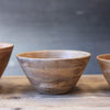Deep Handcrafted Mango Wood Bowl - Three Sizes - Greige - Home & Garden - Chiswick, London W4 