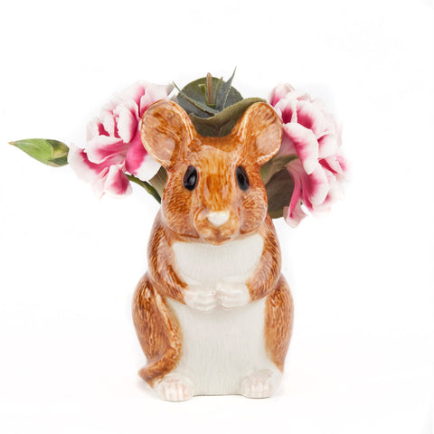 Wood Mouse Bud Vase by Quail Ceramics - Greige - Home & Garden - Chiswick, London W4 