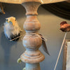 Tall Spindle Table Lamp - Single