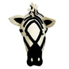 Mini Felt Zebra Head Wall Art by Fiona Walker Fairtrade made in India