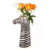 Large Zebra Flower Vase by Quail Ceramics - Greige - Home & Garden - Chiswick, London W4 