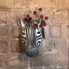 Quail Ceramics Zebra Wall Vase