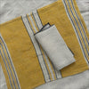 Four Stone Washed Linen Placements or Napkins - Zilia - Saffron