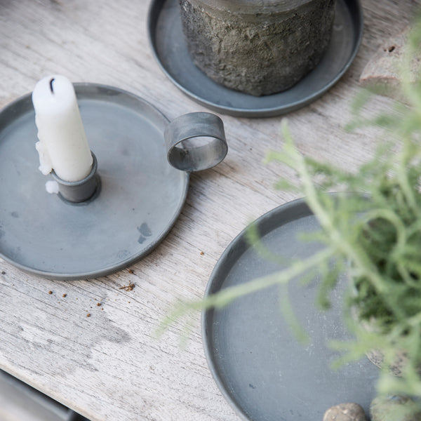 Simple Rustic Zinc Trays - Greige - Home & Garden - Chiswick, London W4 