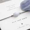 Blue Lace Agate Gemstone Bracelet A Beautiful Story