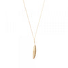 Delicate Feather Gold Necklace - A Beautiful Story