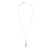 Delicate Feather Gold Necklace - A Beautiful Story