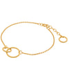 Pernille Corydon Double Twisted Bracelet Gold Plated