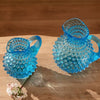 Hobnail Jug - 1L Round - Azure