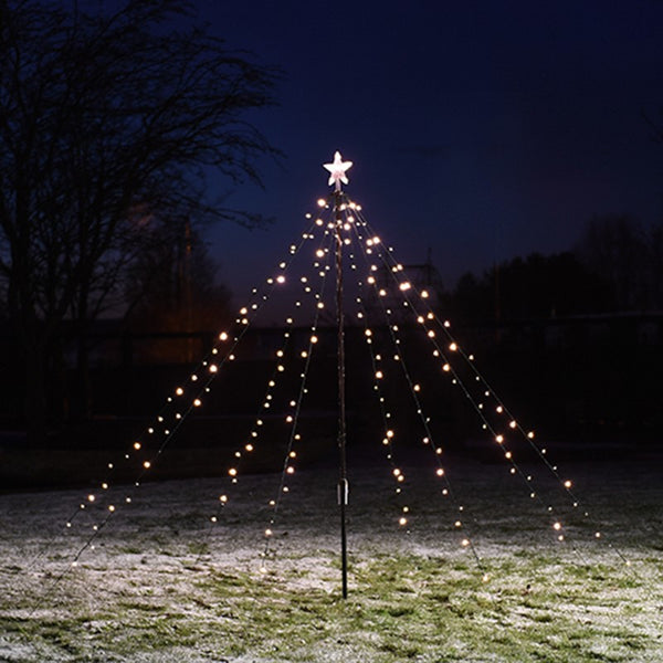Outdoor String Christmas Tree - Greige - Home & Garden - Chiswick, London W4 