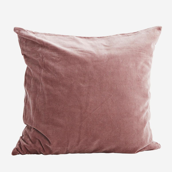 Square Velvet Cushion - Pale Plum - Greige - Home & Garden - Chiswick, London W4 