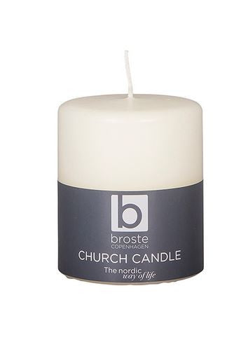 Classic Church Candle - Pure White - Greige - Home & Garden - Chiswick, London W4 