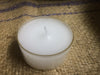 Clear Cup Tealights - White - 8-9 Hours Burn Time - Greige - Home & Garden - Chiswick, London W4 