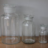 Clear Glass Apothecary Storage Jar or Medicine Bottle - Six Sizes - Greige - Home & Garden - Chiswick, London W4 